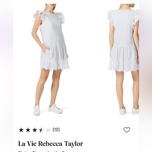 Rebeca Taylor cotton knit summer dress.